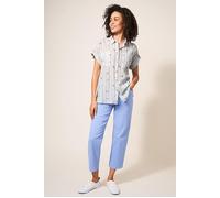 White Stuff Ella Embroidered Cotton Shirt White size 8P | Blouses Outlet | Women | White 8P