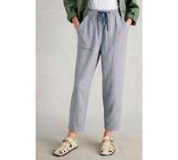 White Stuff Elle Linen Blend Trouser Blue Multi size 18 REGULAR | Straight Pants Outlet | Women | White 18 REGULAR