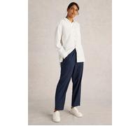 White Stuff Elle Linen Blend Trouser Dark Navy size 10 REGULAR | Straight Pants Outlet | Women | White 10 REGULAR
