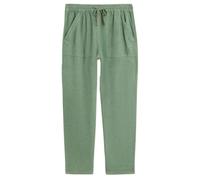 White Stuff Elle Linen Blend Trouser Mid Green size 16R | Formal Pants Outlet | Women | White 16R