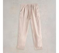 White Stuff Elle Linen Blend Trousers Light Natural