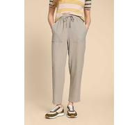 White Stuff Elle Natural Linen Blend Trousers White