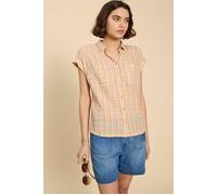 White Stuff Ellie Check Shirt Natural size 14 | Blouses Outlet | Women 14
