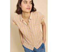 White Stuff Ellie Check Shirt White
