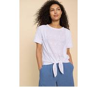 White Stuff Embroidered Tie Hem Top Brilliant White size 16 | Blouses Outlet | Women | White 16