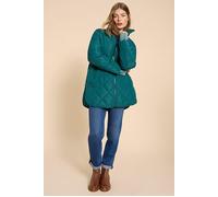 White Stuff Emilia Quilted Coat Dark Teal size 6 | Winter Jackets Outlet | Women | Cyan 6