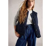 White Stuff Emma Quilted Gilet DARK GREEN SIZE 12