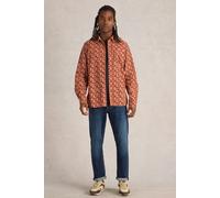 White Stuff Espresso Printed Shirt Orange Print size XL | Casual Shirts Outlet | Men XL