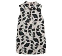 White Stuff Evelyn Sleevele Linen Tunic Black Printed size 6P | Tank Tops Outlet | Women | White 6P