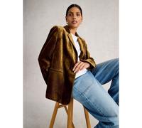 White Stuff Evelyn Velvet Blazer CHARTREUSE SIZE 14