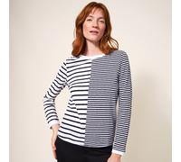 White Stuff Fairtrade Cassie Stripe Tee - Navy