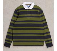 White Stuff Fairtrade Longsleeve Rugby Shirt - Green