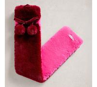 White Stuff Faux Fur Long Hot Water Bottle Pink Multi