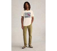 White Stuff Fish Flock Graphic Tee White Print size S | Print T-Shirts Outlet | Men | White S