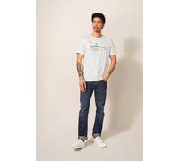 White Stuff Fish Surfboard Graphic Tee Natural White size XS | T-shirts Outlet | Men | White XS