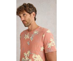 White Stuff Floral Printed Ss Tee Pink Print size M | Print T-Shirts Outlet | Men | Pink M