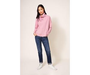White Stuff Funnel Sweat Top Dark Pink size 10 | Sweaters Outlet | Women | Pink 10