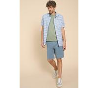 White Stuff Geo Fish Printed Ss Shirt White Print size M | Casual Shirts Outlet | Men | White