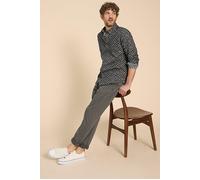 White Stuff Geo Floral Printed Shirt Navy Printed size M | Casual Shirts Outlet | Men | Blue