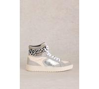 White Stuff Heidi Hi-top Trainer Natural Multi size 8 | Sneakers Outlet | Women 8