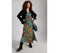 White Stuff Hope Bias Cut Dress Navy Multi size 12 REGULAR | Maxi Dresses Outlet | Women | Blue 12 REGULAR