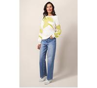White Stuff Ibis Intarsia Jumper Natural size 10 | Knitted Sweaters Outlet | Women 10