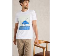 White Stuff Indigo Tree Graphic Tee Ivory Print size XL | Print T-Shirts Outlet | Men | White XL