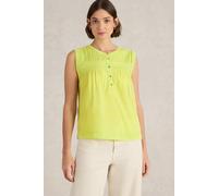 White Stuff Isla Mix Top Bright Yellow size 14 | Tank Tops Outlet | Women | Yellow 14