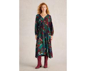White Stuff Izzy Midi Dress Green Print size 6 PETITE | Midi Dresses Outlet | Women | Green 6 PETITE
