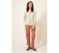White Stuff Jasmine Cotton Shirt Ivory Multi size 18 | Blouses Outlet | Women | White 18