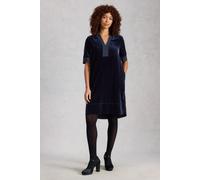 White Stuff June Velvet Dress Dark Navy size 10 REGULAR | Midi Dresses Outlet | Women | Blue 10 REGULAR