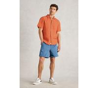 White Stuff Keswick Ss Linen Shirt Dark Orange size M | Casual Shirts Outlet | Men | White M