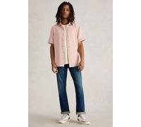 White Stuff Keswick Ss Linen Shirt Light Pink size XL | Formal Shirts Outlet | Men | White XL