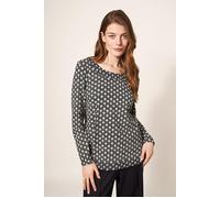 White Stuff Long Sleeve Weaver Tee Black size 10 | Longsleeves Outlet | Women | Black 10