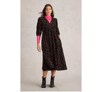 White Stuff Lucy Cord Dress Black Print size 10 REGULAR | Midi Dresses Outlet | Women | Black 10 REGULAR