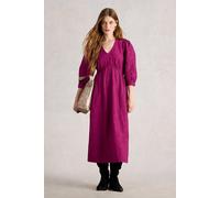 White Stuff Lucy Embroidered Dress Mid Pink size 12R | Midi Dresses Outlet | Women | Pink 12R