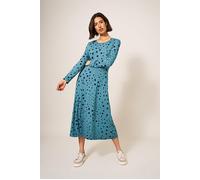 White Stuff Madeline Eco Vero Jersey Dre Teal size 12 REGULAR | Midi Dresses Outlet | Women | Cyan 12 REGULAR