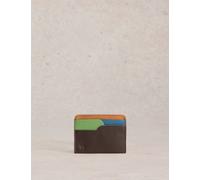 White Stuff male Leather Cardholder - Brown, Brown