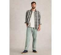 White Stuff male Straight Fit 5 Pocket Jeans - 34REG - Blue, Tan,Green,Blue