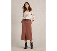 White Stuff Maren Midi Skirt Dark Tan size 20 REGULAR | Midi Skirts Outlet | Women 20 REGULAR
