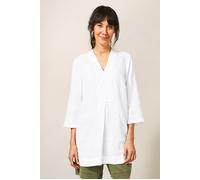White Stuff Marianne Linen Tunic White size 8 | Blouses Outlet | Women | White 8