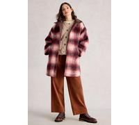 White Stuff Marlowe Reversible Coat Plum Multi size 14 | Light Jackets Outlet | Women | Magenta 14