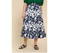 White Stuff Mayra Mixed Printed Midi Skirt Navy Printed size 14 PETITE | Midi Skirts Outlet | Women | Blue 14 PETITE