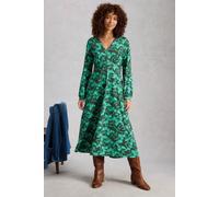 White Stuff Megan Jersey Dress Green Print size 16 REGULAR | Midi Dresses Outlet | Women | Green