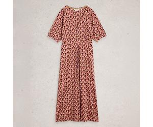 White Stuff Megan Jersey Dress Pink Print