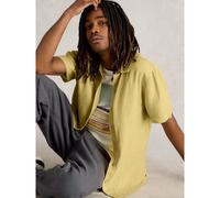 White Stuff Men's Keswick Short Sleeve Linen Shirt CHAMBRAY BLUE 2XL