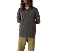 White Stuff Men's Polo Shirt - Casual Functional Shirt for Men's Wardrobe - Washed Black - Large (Regular)