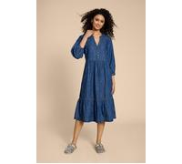 White Stuff Naya Denim Mini Dress Mid Denim size 10 PETITE | Midi Dresses Outlet | Women | Blue 10 PETITE