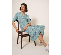 White Stuff Naya Jersey Dress Teal Print size 6 REGULAR | Midi Dresses Outlet | Women | Cyan 6 REGULAR