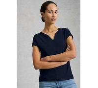 White Stuff Nelly Notch Neck Tee White
